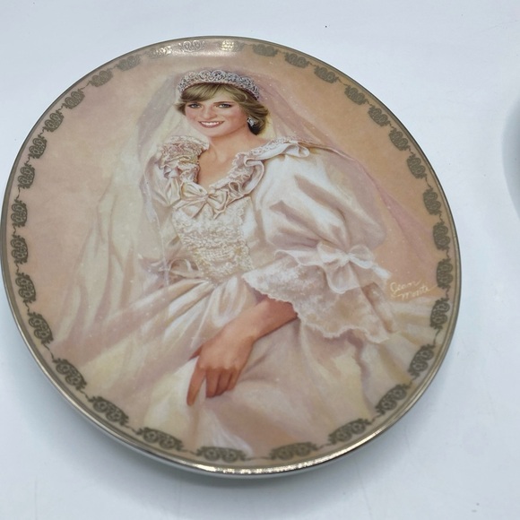 Bradford Exchange Princess Of Wales Diana collector plates Queen Vintage Set 3 - Picture 4 of 9